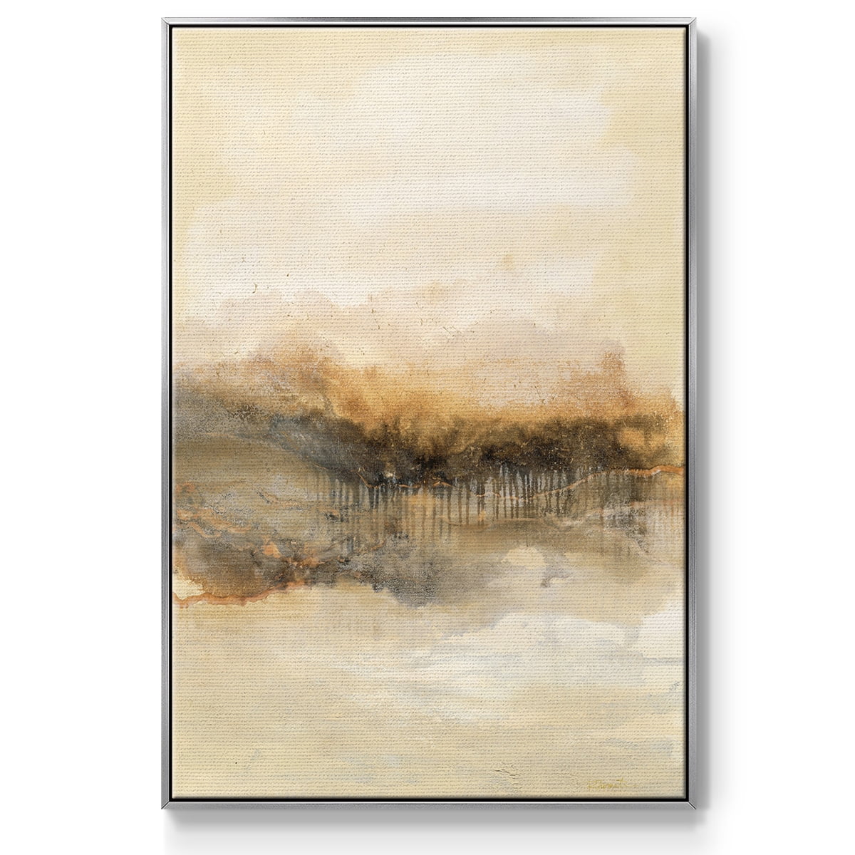 Keeping Secrets I Framed Premium Gallery Wrapped Canvas - Ready to Hang - 25 x 37 - Silver Floating Frame