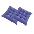 thumbnail image 1 of Keeplus 2pcs Indoor Outdoor Garden Patio Home Kitchen Office Chair Seat Cushion Pads, 16x16 Inches Patio Chair Cushion with Ties, Outdoor Indoor Waterproof Seat Cushions, Indoor Outdoor Use, 1 of 6