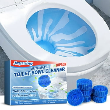 Keeplus Toilet Blue Bubble Cleaning Block, Toilet Bowl Cleaners, Bathroom Toilet Tank Cleaner, Blue Clean Bubbles Strong Detergent Ability, Automatic Toilet Bowl Cleaner Tablets (12 Pack)