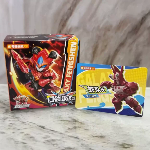 Keeppley Building Block Pocket Party Series Galaxy Fengshenji VOL.1 Nezha Tames the Ocean Blind Box Action Figure Assembled Toy