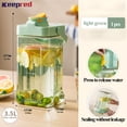 thumbnail image 1 of Keepred 3.5L Large Capacity Water Bottles, Portable Plastic Water Kettle With Faucet, Reusable Water Bottle With Handle, Suitable For Outdoor Camping Travel, 1 of 10