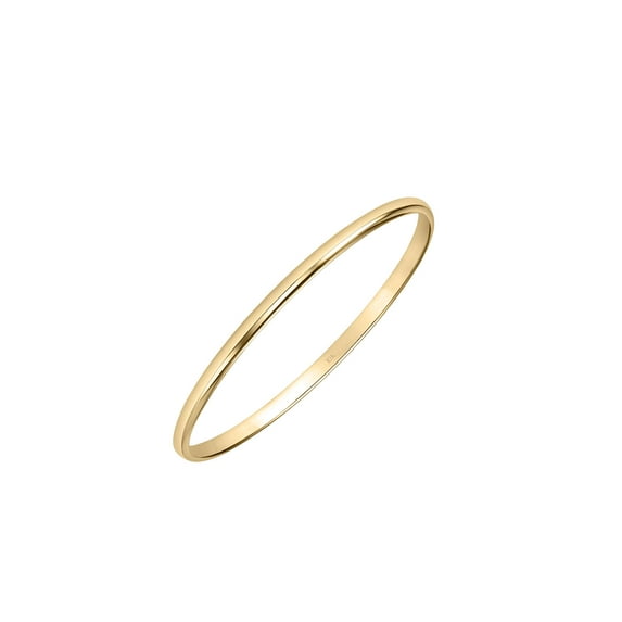 Keepsake 10kt Yellow Gold 1mm Half-Round Stackable Anniversary Ring