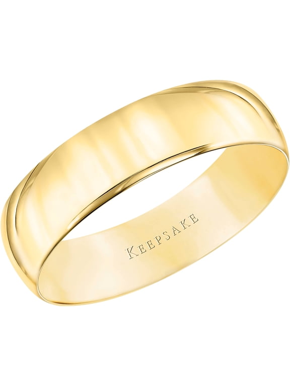 10kt Yellow Gold Wedding Band, 5mm