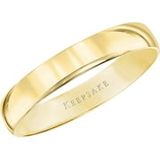 Keepsake 14kt Yellow Gold Comfort Fit Wedding Band, 4mm