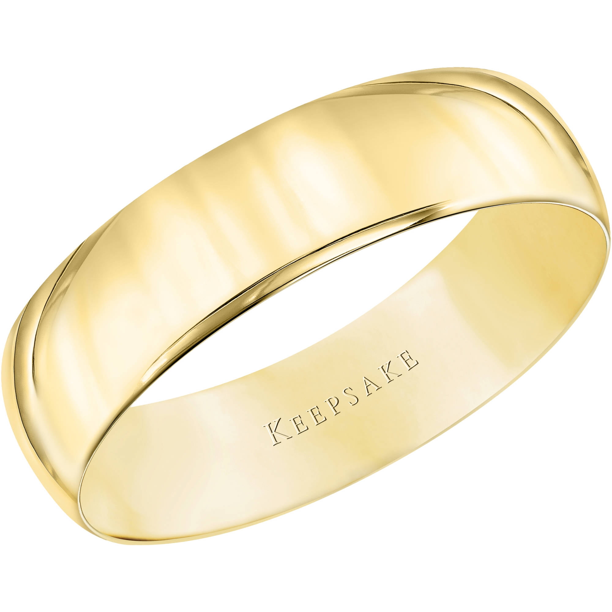 Comfort fit sale gold band