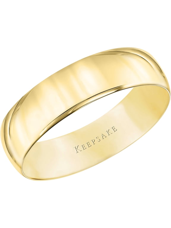 14kt Yellow Gold Comfort Fit Wedding Band, 5.5mm