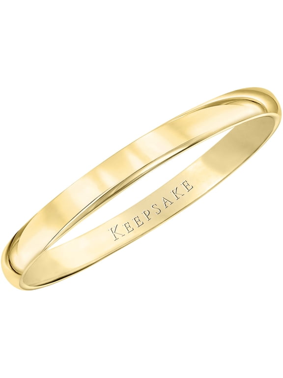 14kt Yellow Gold Wedding Band, 3mm