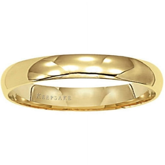 Keepsake 14kt Yellow Gold Wedding Band, 4mm