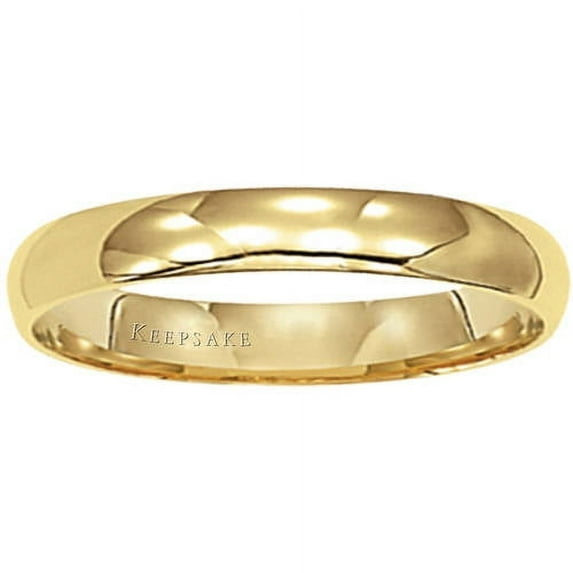 Keepsake 14kt Yellow Gold Wedding Band, 4mm