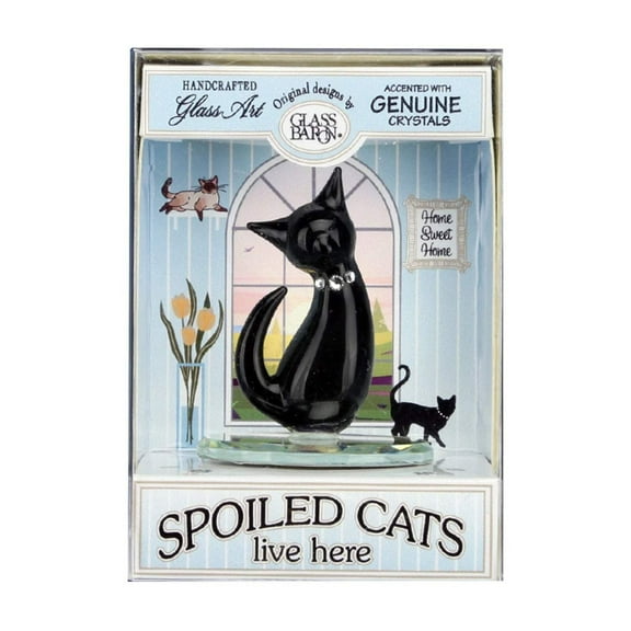 Keepsake Box Black Cat by Glass Baron