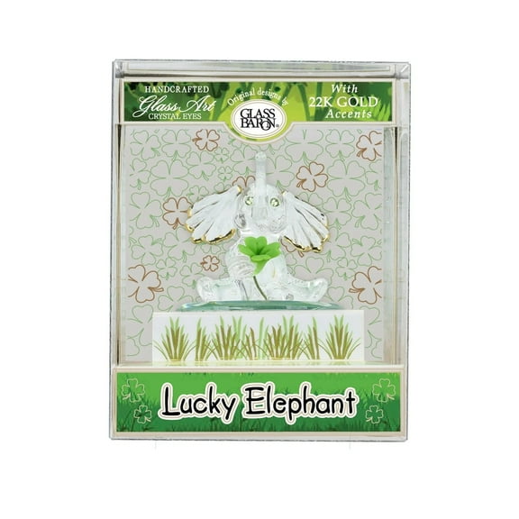 Keepsake Box "Lucky Elephant" by Glass Baron