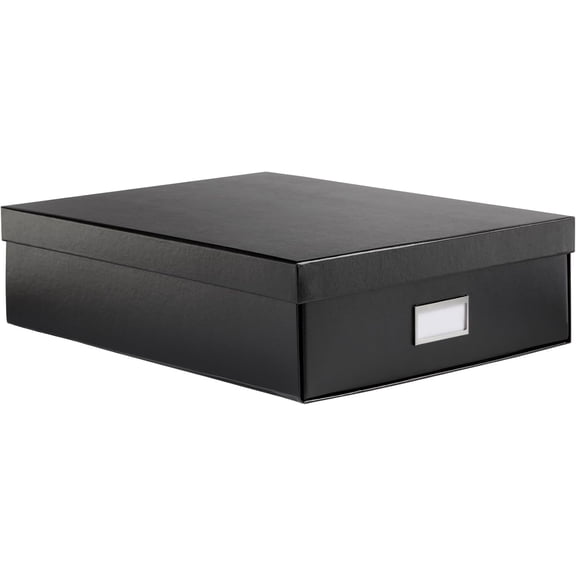 Keepsake Box, Protective Storage Box, Home and Office Organizer, Photo Storage Box, Souvenir Organizer, Large, 16" x 12" x 4 1/4" (41787)