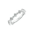thumbnail image 1 of Keepsake Diamond-Accent ZigZag Stacking Ring in Sterling Silver, 1 of 5