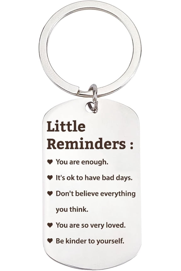 Keepsake Keychain Stainless Steel Keychain Word Key Ring Memorial Aircraft Charm Heart diy