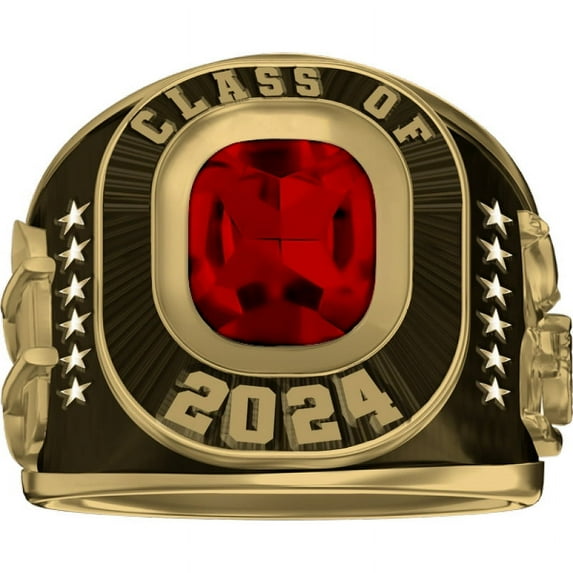 Keepsake Men's USA Ring with simulated stone