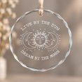 Keepsake Ornament Live By The Sun Dream By The Moon Xmas Tree Hanging ...