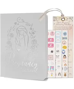 Keepsake Pregnancy Journal - Beautiful 1st Trimester Gifts - Pregnancy Scrapbook in Ready-To-Gift Packaging - Durable Pregnancy Book Memory Book to Capture Every Precious Milestone (338 Pages)