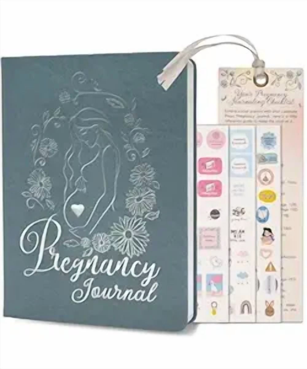Keepsake Pregnancy Journal - Beautiful 1st Trimester Gifts - Pregnancy Scrapbook in Ready-To-Gift Packaging - Durable Pregnancy Book Memory Book to Capture Every Precious Milestone (338 Pages)