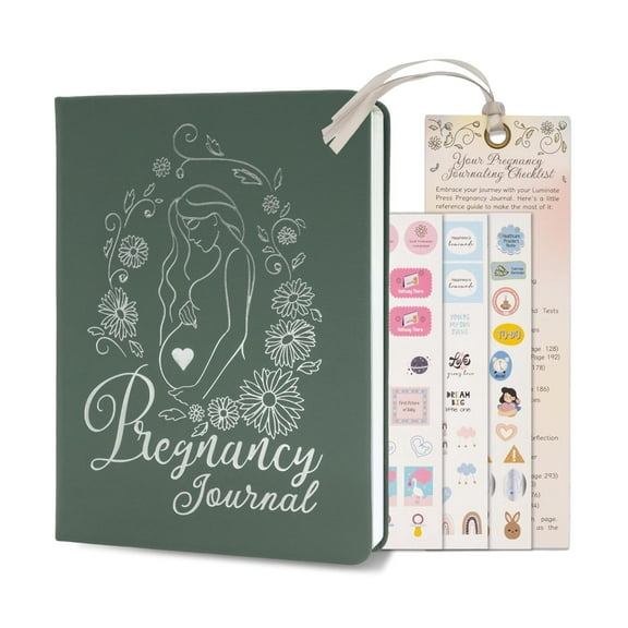 Keepsake Pregnancy Journal - Beautiful 1st Trimester Gifts - Pregnancy Scrapbook in Ready-To-Gift Packaging - Durable Pregnancy Book Memory Book to Capture Every Precious Milestone (338 Pages)