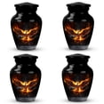 thumbnail image 1 of Keepsake Urn For Human - Mom Urns For Human Ashes - Human Remains Urn - Funeral Cremation Urns For Ashes - Urns For Adults Men & Women - Small Urns For Ashes Set of 4 (Size - 3Inch, 4Pcs), 1 of 5