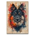 thumbnail image 1 of Keeshond Dog Wall Art Keeshond Picture Poster Print Funny Colorful Animal Pop Artwork for Living Room Bedroom Bathroom Home Decor, 1 of 6