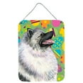 thumbnail image 1 of Keeshond Easter Eggtravaganza Aluminium Metal Wall or Door Hanging Prints, 1 of 2