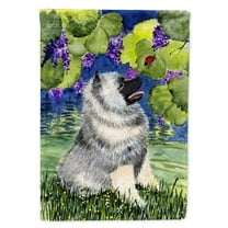 Keeshond Flag Canvas House Size
