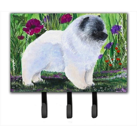 Keeshond Leash Holder Or Key Hook