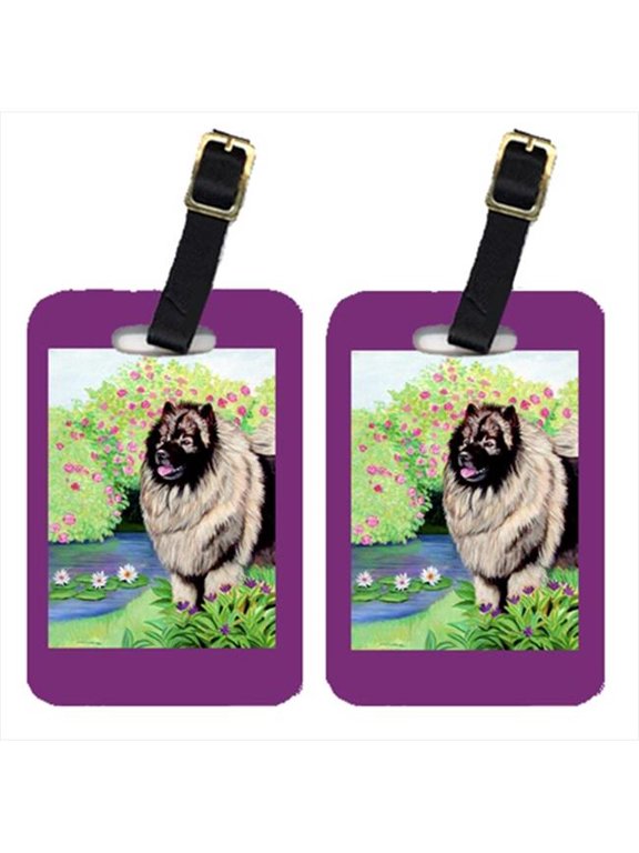 Keeshond Luggage Tags- Pack - 2