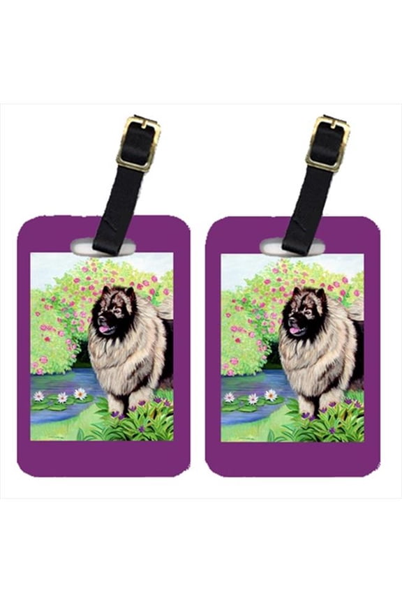 Keeshond Luggage Tags- Pack - 2