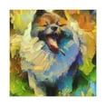thumbnail image 1 of "Keeshond in Nature's Glory" - Canvas, 1 of 25