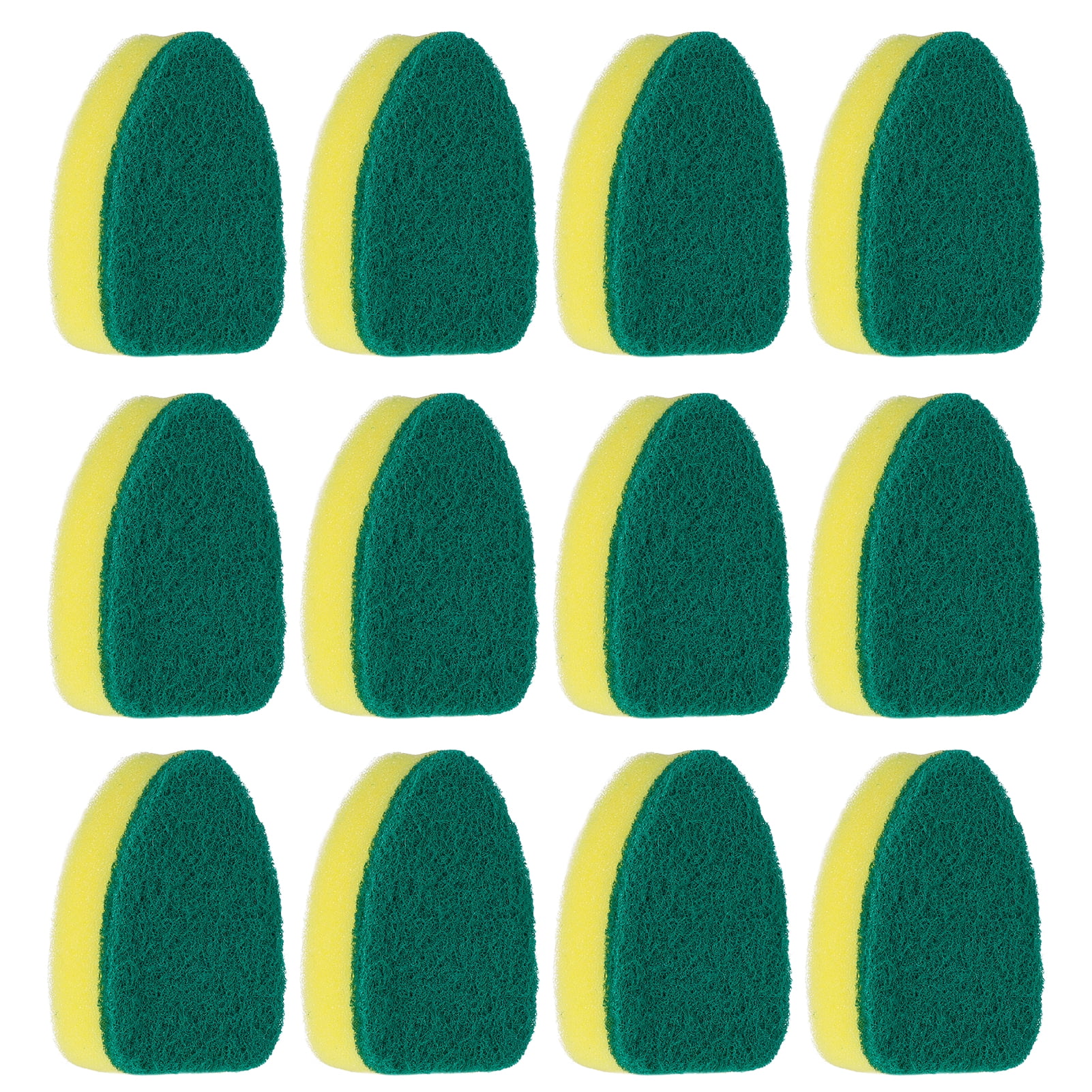 KeesonKimi 12 Pack Dishwand Refills Sponge Heads, Dish Wand Non Scratch