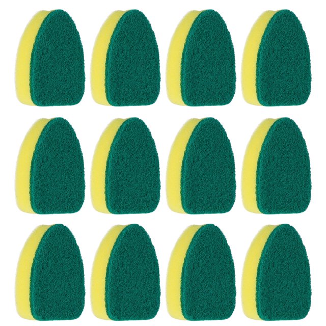 KeesonKimi 12 Pack Dishwand Refills Sponge Heads, Dish Wand Non Scratch