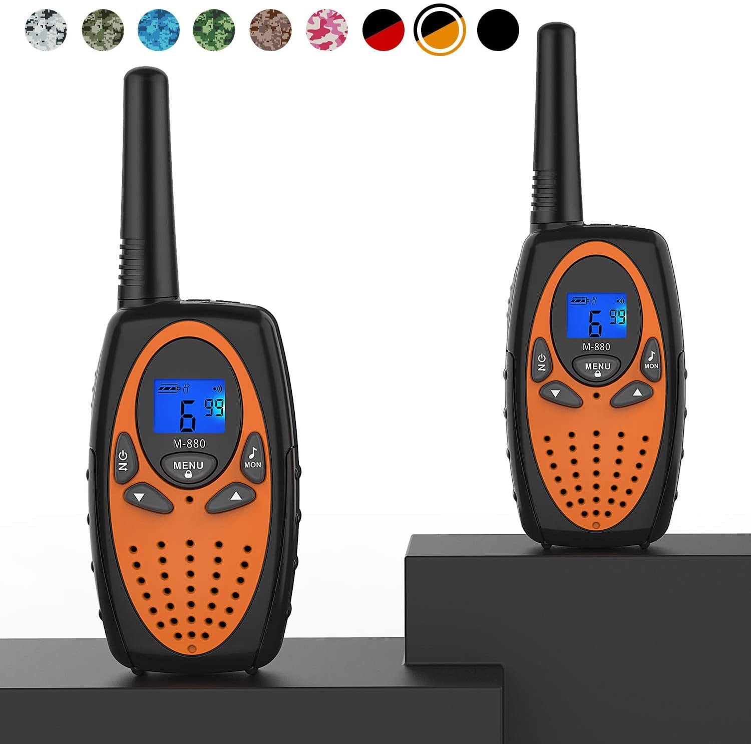 KeesonKimiTwo Way Radios for Adults, Walkie Talkie Long Range with Belt