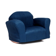 thumbnail image 1 of Keet Bubble Rocking Children's Solid Print Fabric, Foam, Wood Indoor Chair Denim, 1 of 5