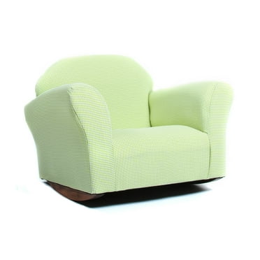 Keet Fabric Slat Back Rocking Chair, Multiple Colors