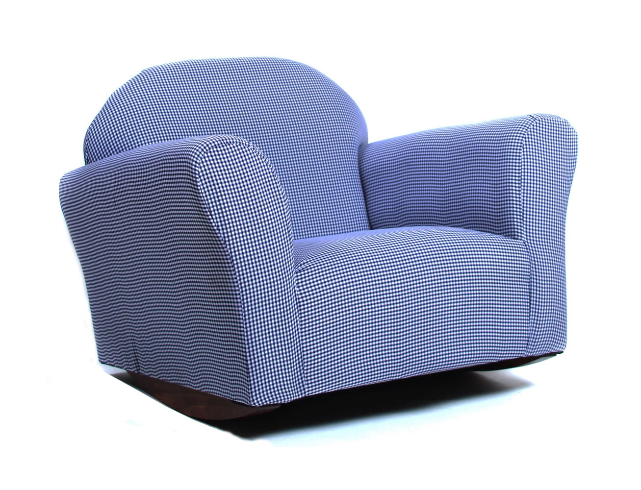 Keet Fabric Wooden Legs Rocking Chair, Multiple Colors