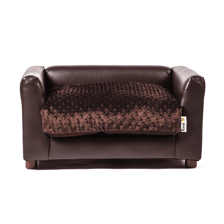 Leather top dog chair