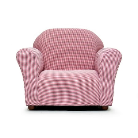 Keet Roundy Children's Chair, Gingham, Red