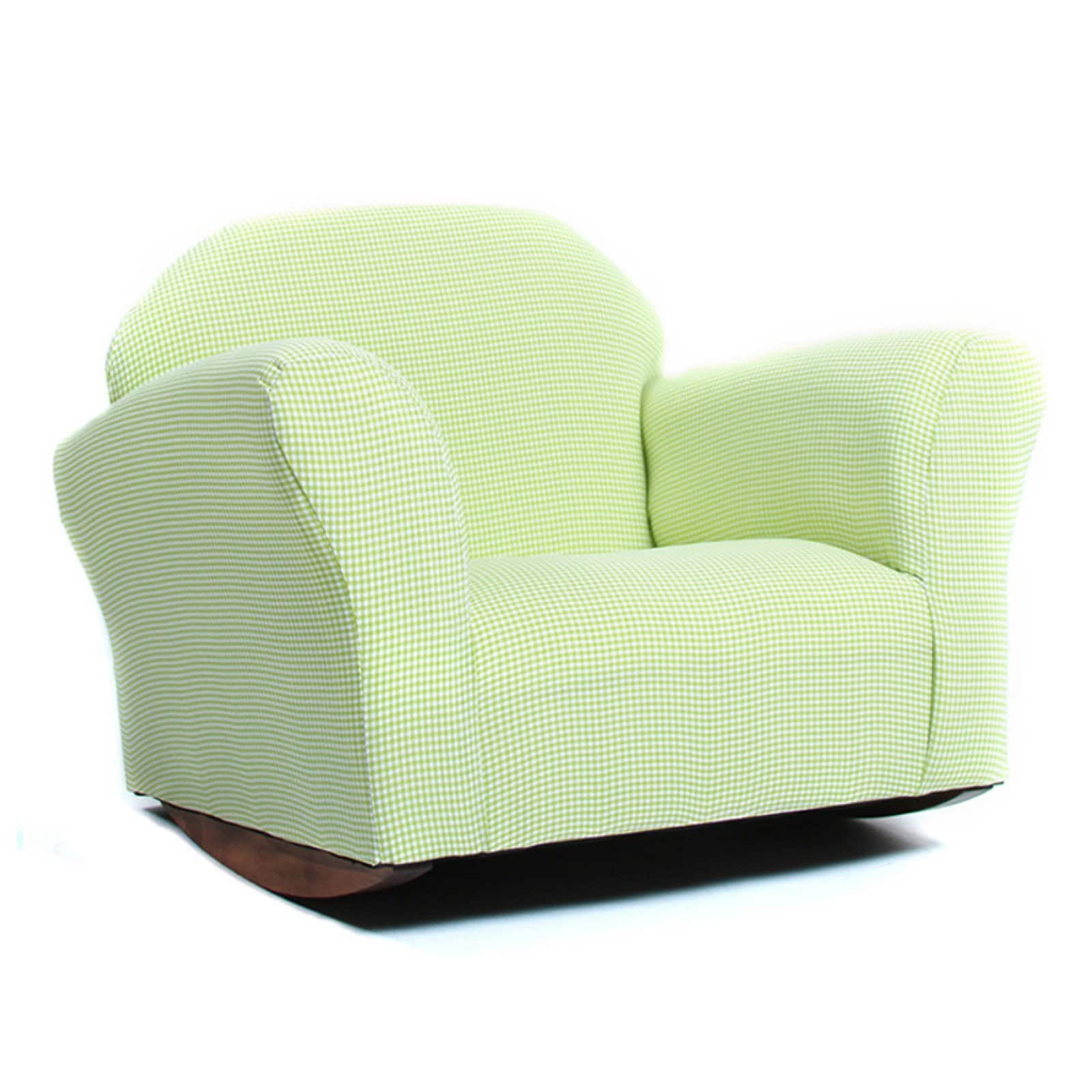Keet Roundy Gingham Rocking Kids Chair Walmart