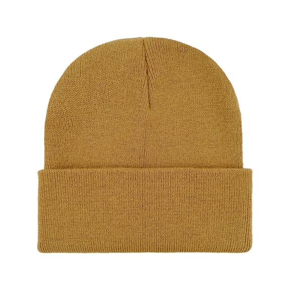 Keevoom Beanie Hat Men Women Beanies Knit Cuffed Winter Hats Ski Cap - Brown