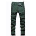 thumbnail image 1 of Keevoom Boys Fashion Slim Jeans Wrinkled Stretch Fit Denim Pants, 1 of 5