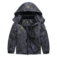 thumbnail image 1 of Keevoom Boys Fleece Ski Jacket Waterproof Kids Hooded Winter Warm Snow Coat, 1 of 5