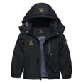 thumbnail image 1 of Keevoom Boys Fleece Ski Jacket Waterproof Kids Hooded Winter Warm Snow Coat, 1 of 5