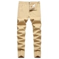 thumbnail image 1 of Keevoom Boys Slim Stretch Fit Fashion Jeans Denim Pants, 1 of 5