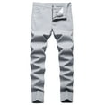 thumbnail image 1 of Keevoom Boys Slim Stretch Fit Fashion Jeans Denim Pants, 1 of 5