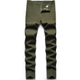 thumbnail image 1 of Keevoom Casual Chino Pants for Men Stretch Slim Flat Front Dress Pants, 1 of 6