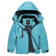 thumbnail image 1 of Keevoom Girls Waterproof Ski Jacket Kids Winter Warm Snow Coat Hood Fleece Raincoats, 1 of 6