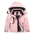 thumbnail image 1 of Keevoom Girls Waterproof Ski Jacket Kids Winter Warm Snow Coat Hood Fleece Raincoats, 1 of 6