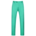 thumbnail image 1 of Keevoom Mens Dress Pants Slim Stretch Casual Dress Pant Green, 1 of 6